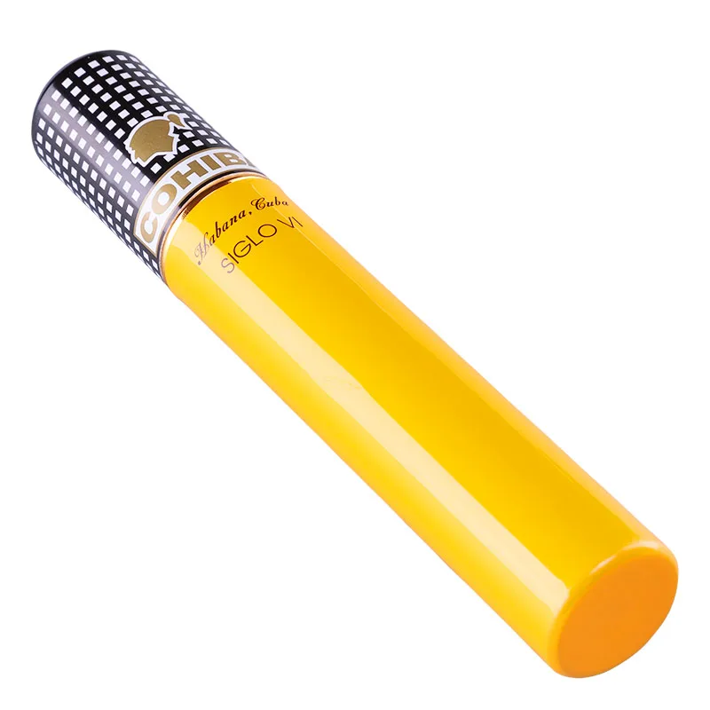 БЕСПЛАТНАЯ ДОСТАВКА COHIBA гаджет портативный Siglo VI алюминиевый дорожный футляр для