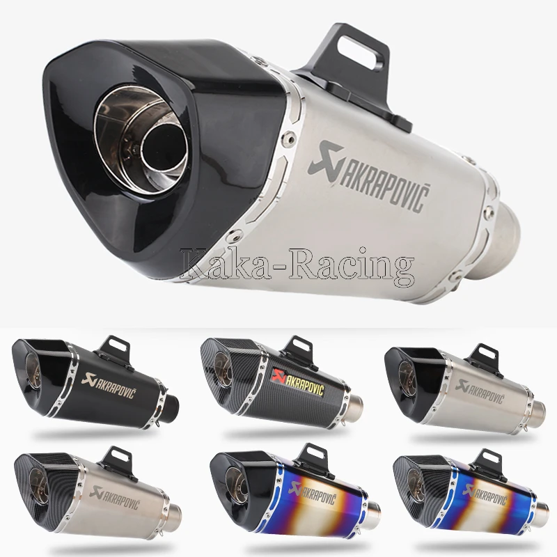 

Universal Motorcycle Akrapovic Exhaust muffler pipeEscape moto silencer DB Killer for MT07 MT09 MZ900 GSXR750 CBR1000RR R1 R3 R6