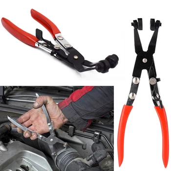 

Perfect Angled Pipe Hose Clamp Pliers Tool Coolant Hose Swivel Jaw Locking Curved Throat Tube Bundle Pliers