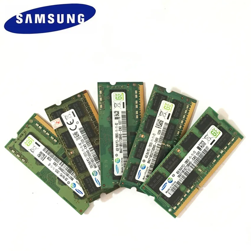 Samsung ноутбук памяти DDR3 1 Гб 2 ГБ 4 ГБ 1066 1333 1600 МГц PC3-8500S 10600S 12800 Snotebook ram 10600S 1G 2G 4G для intel amd