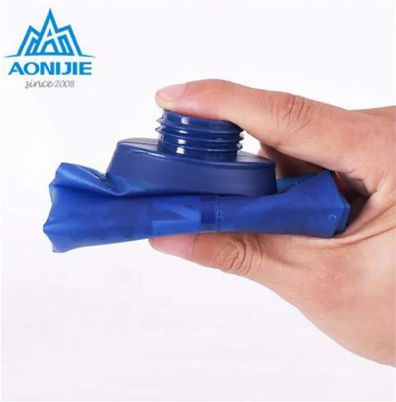 Складная термополиуретановая бутылка для воды AONIJIE бега 250 мл 500 мл|water bag|folding water