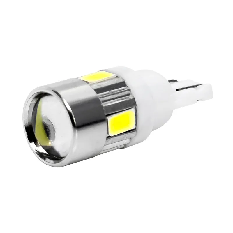 T10 194 W5W 6 SMD 5630 5730 Светодиодная Лампочка высокой мощности автомобильная