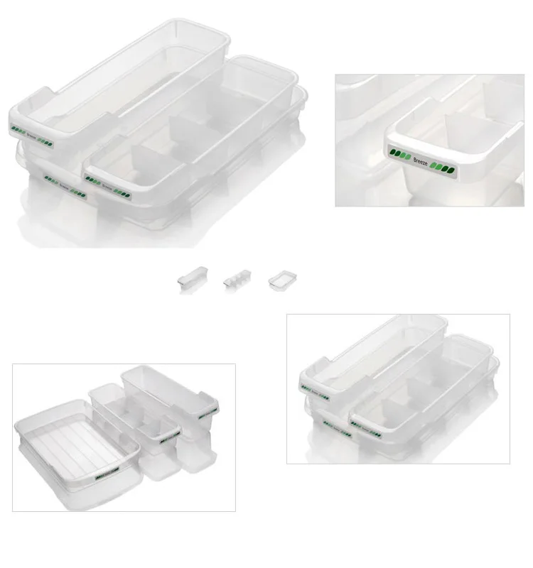 Кухня прозрачный PP ящик для хранения зерна контейнер для хранения фасоли содержит герметичный Домашний Органайзер пищевой контейнер-холодильник ящик Separat