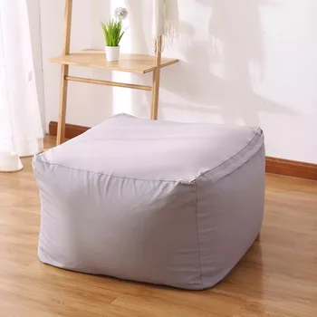 

Bean Bag Sofa Chair Pouf Puff Lounger Velvet /Linen/Canvas Fabric Lazy BeanBag Sofa Washable Seat Tatami Furniture R1331