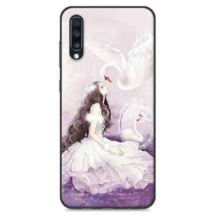 A4 6," для samsung galaxy A70 Дело мультфильм Мягкие силиконовые ТПУ телефон чехлы для samsung A70 A705F A705 защитной оболочки задняя крышка - Цвет: A4