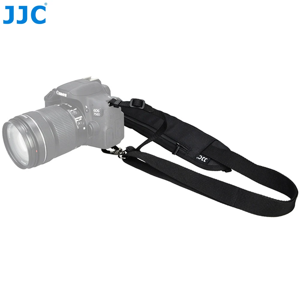 

JJC Camera Across Neck Strap Polyester DSLR Shoulder for Canon/Nikon/Olympus/Pentax/Sony With 1/4"-20 Screw Tripod Socket Belt