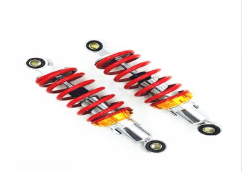 

230mm Motorcycle Universal Air Bumpers For Honda Suzuki Yamaha Kawasaki ATV Go Kart Quad Dirt Red Sports Motorcycle silver