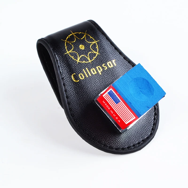 New Collapsar Pool Snooker Chalk Holder Black Color Billiard