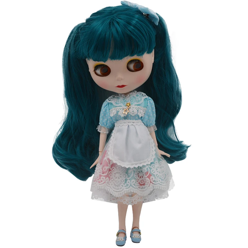 

Blyth Doll BJD, Neo Blyth Doll Nude Customized Frosted Face Dolls Can Changed Makeup and Dress DIY, 1/6 Ball Jointed Dolls SO15