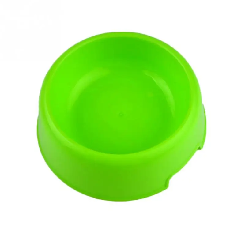Новое поступление домашних кошек собак портативный дорожный пластиковый миска для кормления прочный водный кормушка сахарный цвет чаша для домашних животных оптом - Цвет: green