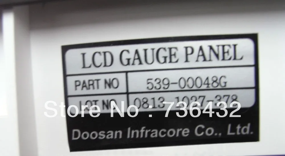 Запчасти для экскаватора, монитор Daewoo DH225-7/монитор Doosan S220LC-V в сборе/ЖК-монитор 539-00048/539-00048G