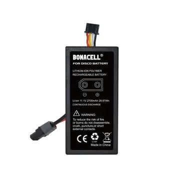

BATTOOL 1 Pcs 2700mAh 11.1V Upgrade 3S Li-Po Replacement Battery for Parrot Disco Drone