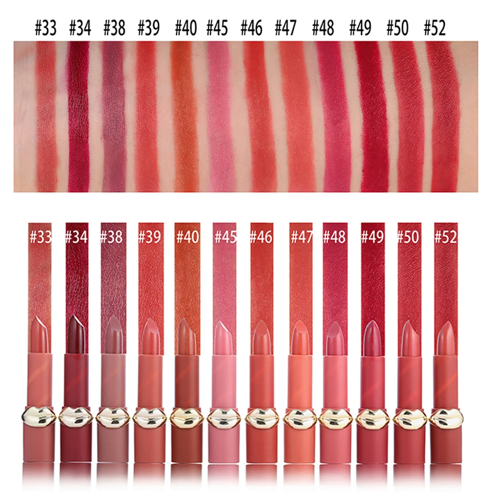 Мисс Роуз матовый губная помада много Косметический Водонепроницаемый стойкий пигмент бархат мисс Роза бренд сексуальная губная матовая ню наборы губных помад