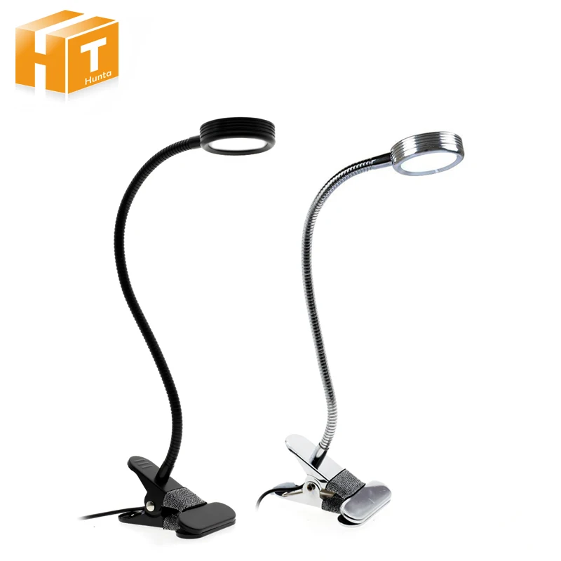 

LED Desk Lamp With Clip On/Off Switch USB Rechargeable Double Color Table Lamp For Living Room Bedroom Desktops Light