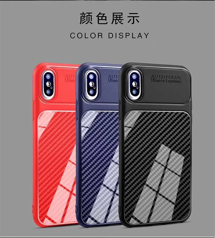 cheap For Apple iphone XS Max X XR Case Soft Silicone Carbon fiber shockproof Protect Back Cover Case for iphone 6 6S 7 8 Plus 5 SE 5S