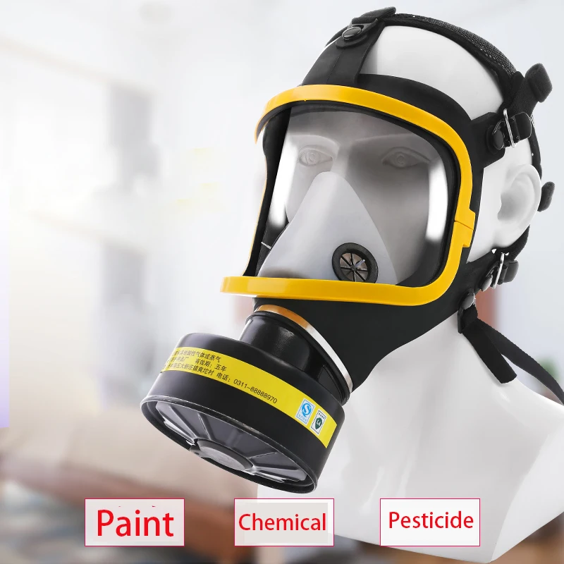 6800 противогаз полное лицо Пылезащитная маска для автомобиля спрей краска специальный аммиак химический пожарный формальдегид Антивирусная маска