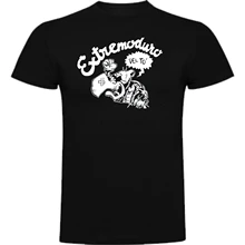 Camiseta футболка Extremoduro Delto рок прорешиваю музыка Лин Mex003 хлопок короткий рукав топ с круглым вырезом Футболка свободная одежда из хлопка