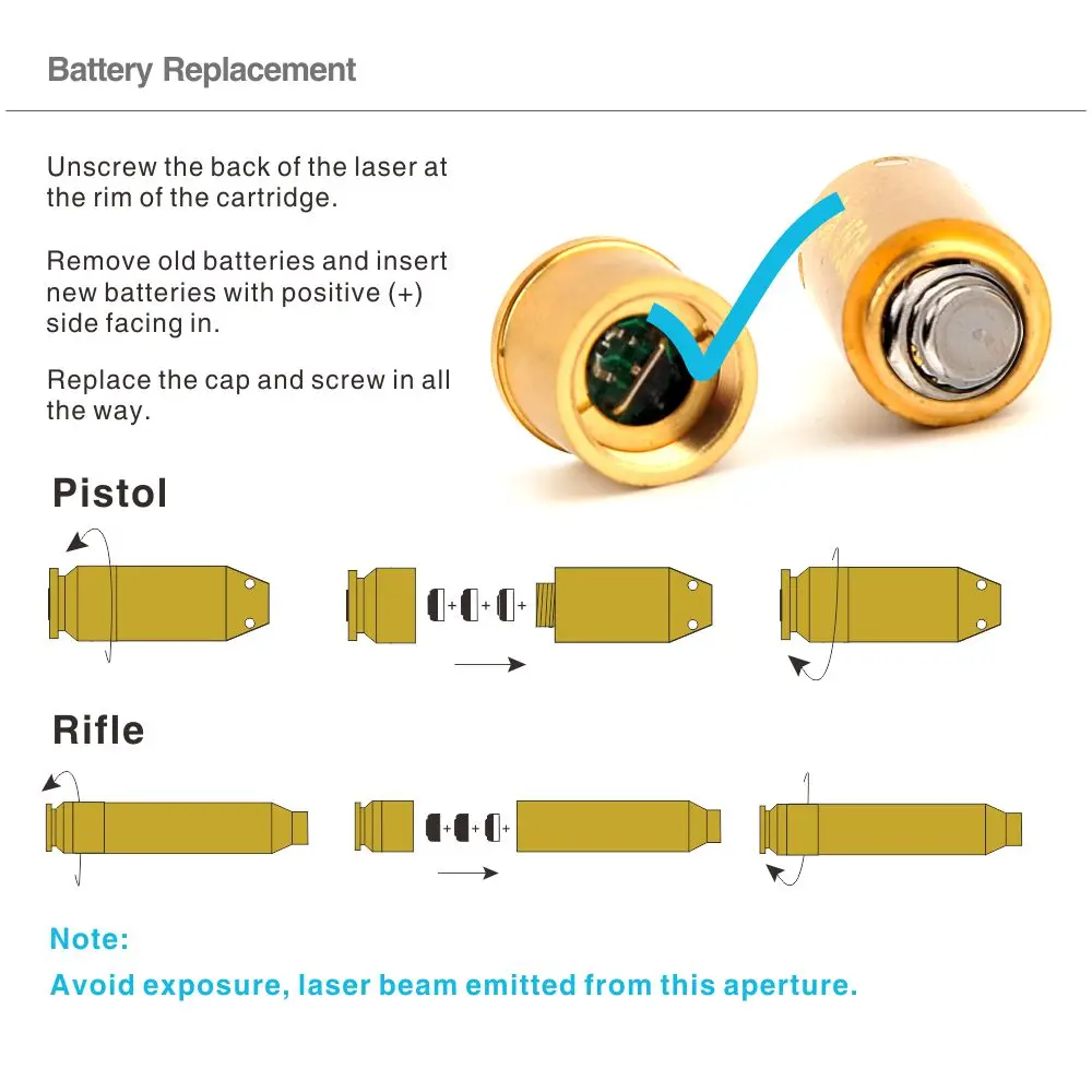 45Colt(Light Pulse 70MS) Laser Ammo, Laser Bullet, Laser Cartridge for
