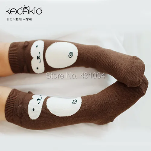 Kacakid для детей Симпатичные гольфы носки для маленьких мальчиков и девочек Нескользящие носки с рисунками зверей из мультфильмов гетры, носки для новорожденных