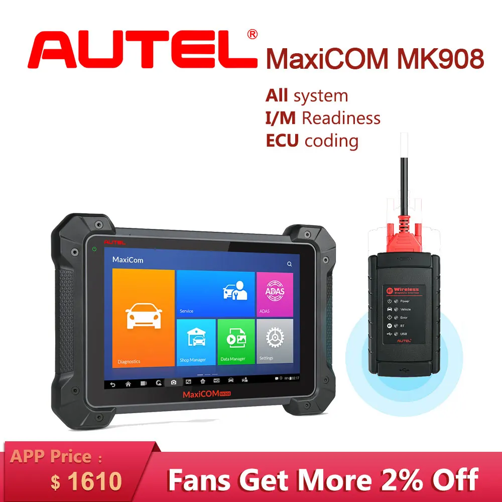 Autel MaxiCOM MK908 автоматический полный OBD2 автомобильный диагностический авто инструмент scania OBDII ECU кодирующий код считыватель сканер OBD 2 сканирующий инструмент vag com