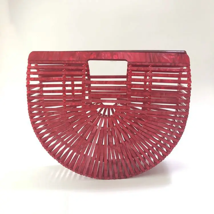 acrylic basket bag