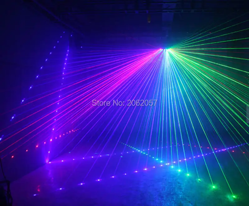 Новое поступление Веерообразный сканирующий лазерный светильник с шестью глазами для DJ диско-клуба сценический светильник с контролем vce для вечерние