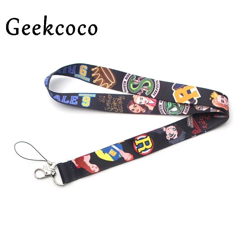 

Riverdale tv show men women keychains Accessory Safety Breakaway Phone USB ID Badge Holder Keys Straps Tag Neck lanyard J0240