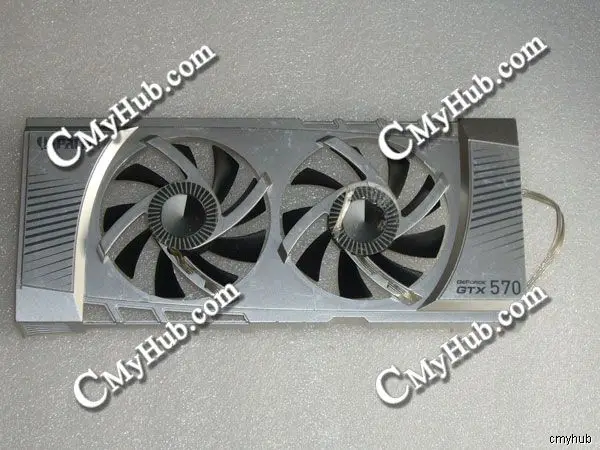 Оригинальный вентилятор для видеокарты Palit GTX570 GTX 570 PLA08015S12HH DC12V 0.35A 4-контактный