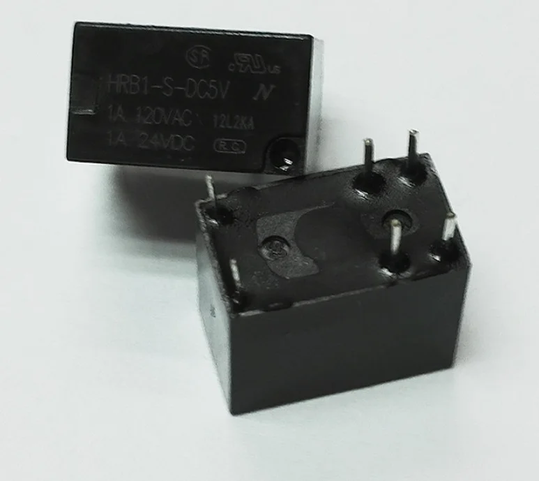 1pcs/Lot Genuine relay HRB1 S DC5V a set of 6 feet 1A switchrelay set