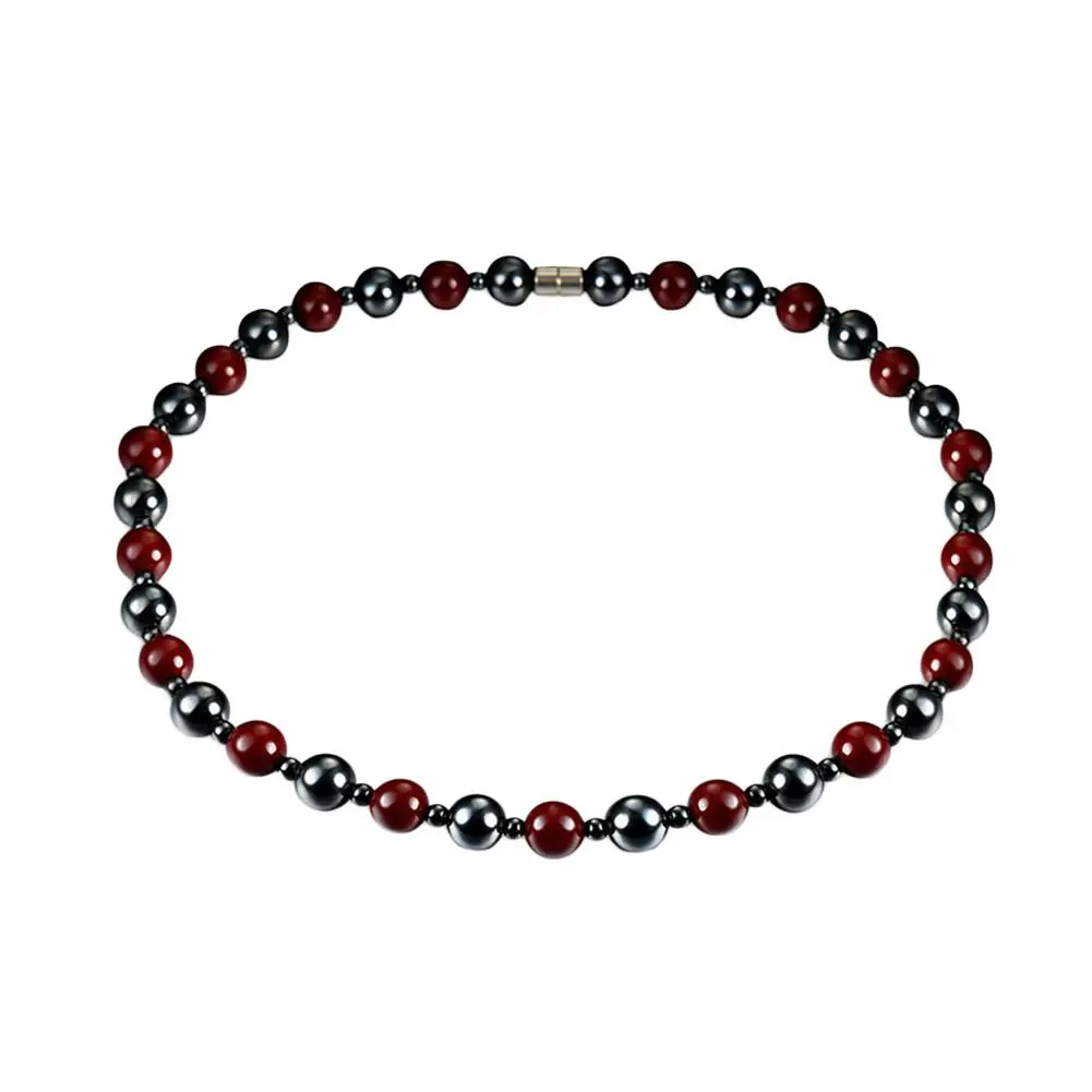 DreamBell Hematite Powerful Necklace Black Bluestone Health Bracelet Unsex Arthritis