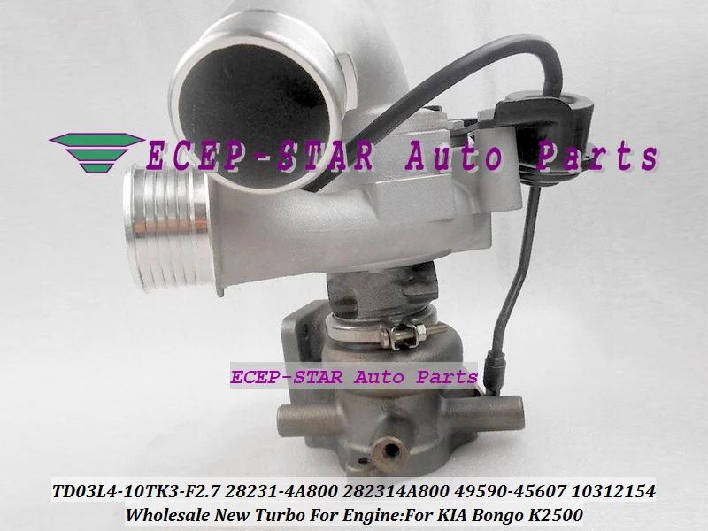 TURBO TD03L TD03L4-10TK3-F2.7 28231-4A800 28231 4A800 282314A800 49590-45607 49590 45607 10312154 For KIA Bongo K2500 2.5L 1.5L (5)