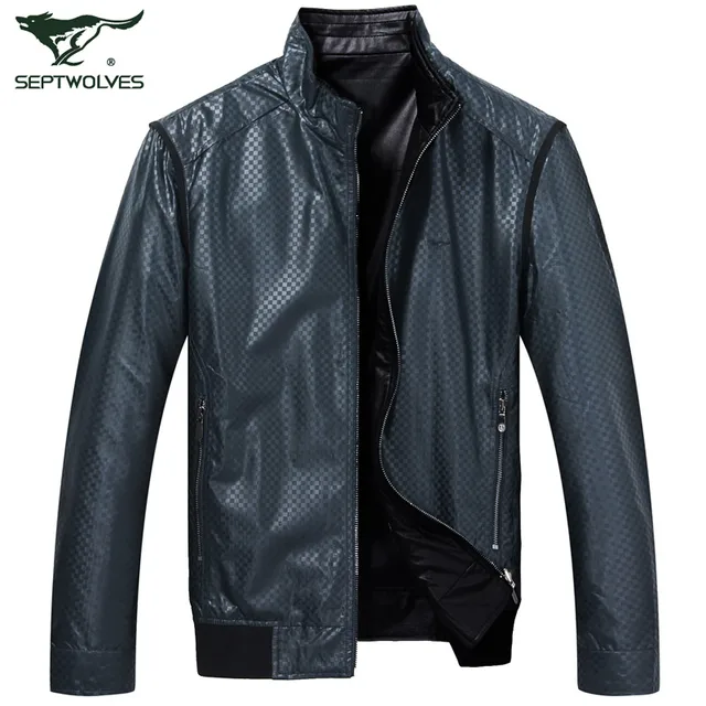 After 489 ! SEPTWOLVES jacket autumn double faced jacket outerwear men