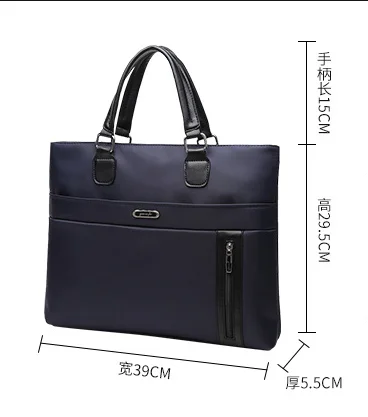 Новый дизайнерские портфели для мужчин бизнес мода Оксфорд Посланник сумки мужской простой стиль практические 14' твердые ноутбук L411