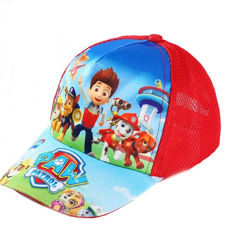 

2019 Paw Patrol Dog Baby Hat Summer Baseball Cap Headdress Breathable Cool 2-10 Year Old Action Figure Children Gifts