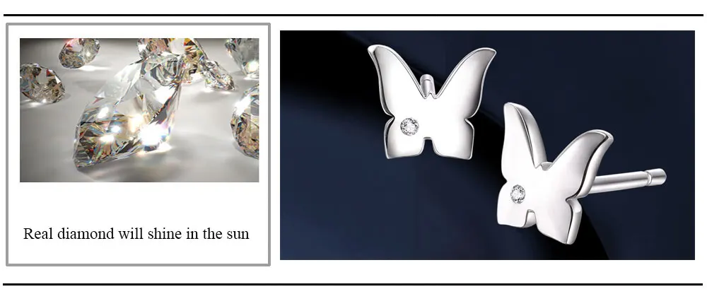 silver diamond earrings CASE04665SA-1 (5)