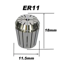 

Free Shipping High precision ER11 Accuracy 0.008mm Spring Collet for CNC Milling Machine Engraving Lathe Tool