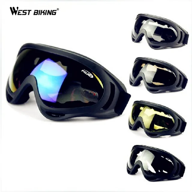 Best Offers WEST BIKING Outdoor Sport Sunglasses Snowboard Goggle High Protection Motorcycle Off-Road Goggle Cycling Eyewear Bike Glasses