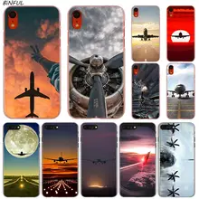 Модный прозрачный жесткий чехол для телефона iPhone X XS Max XR 8 7 6 6s Plus 5 SE 5C 4