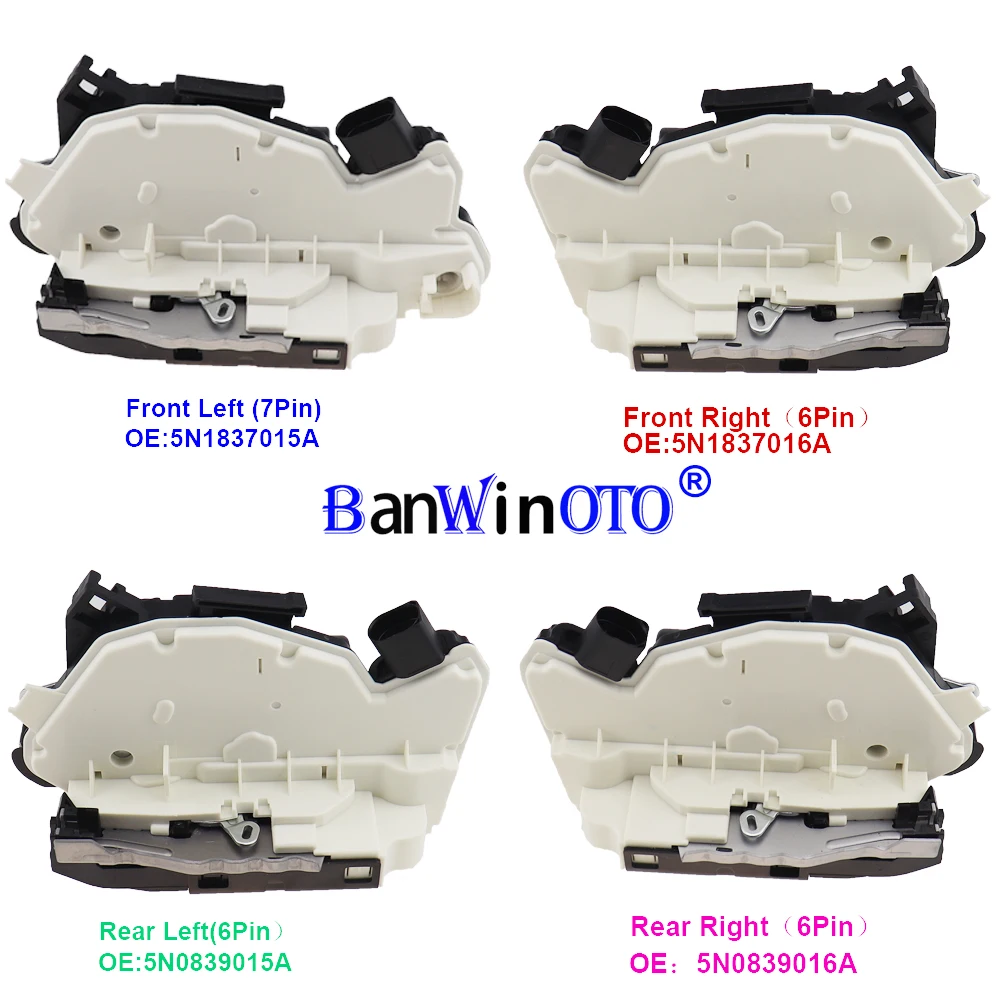 

Door Lock Actuator Latch Central Mechanism Suit for VW Amarok Tiguan Lavida Passat CC Skoda Fabia Superb 5N1837015A 5ND837015A