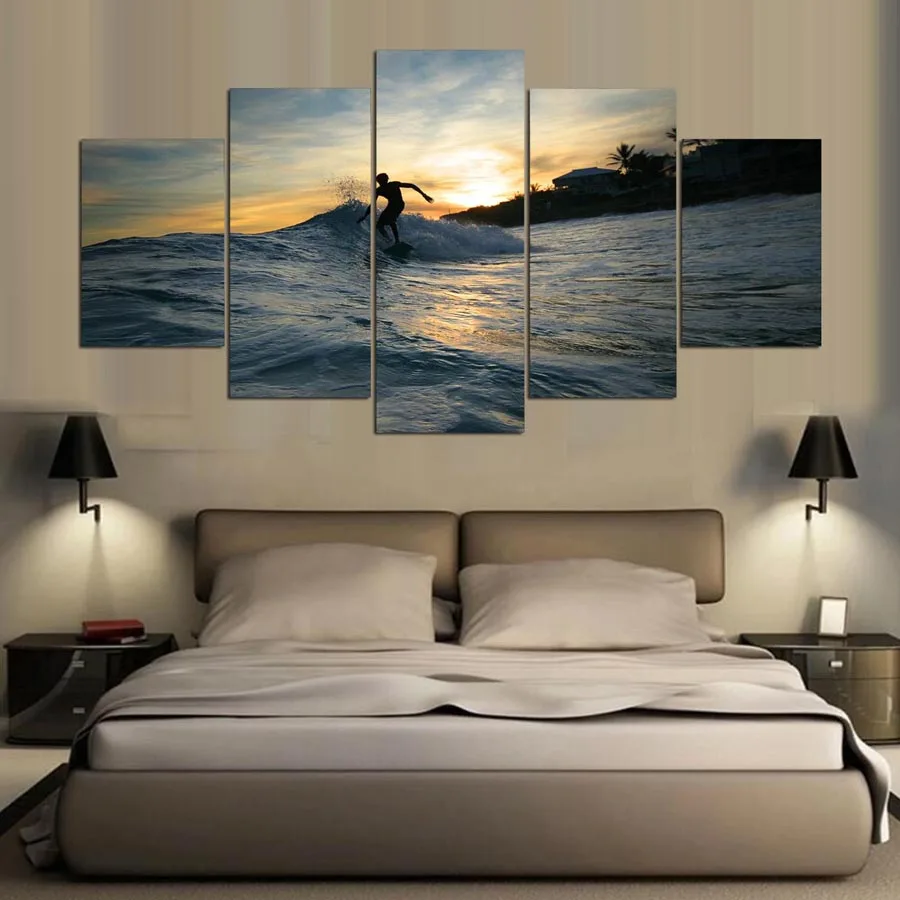 Leinwand Surf Kunst-kaufen Billigleinwand Surf Kunst Partien Aus ... Moderne Leinwandbilder Wohnzimmer