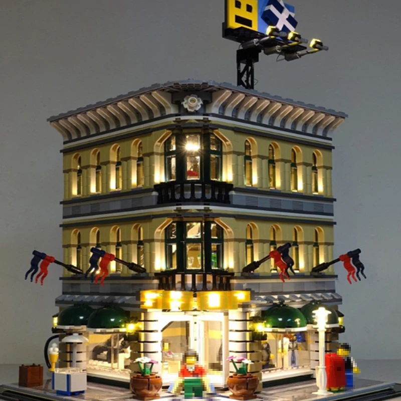 Светодиодный светильник набор строительных блоков для Lego 10211 игрушки детей