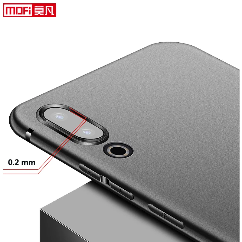 Матовый Чехол книжка для meizu 16 s чехол Mofi мягкий силиконовый черный ультратонкий