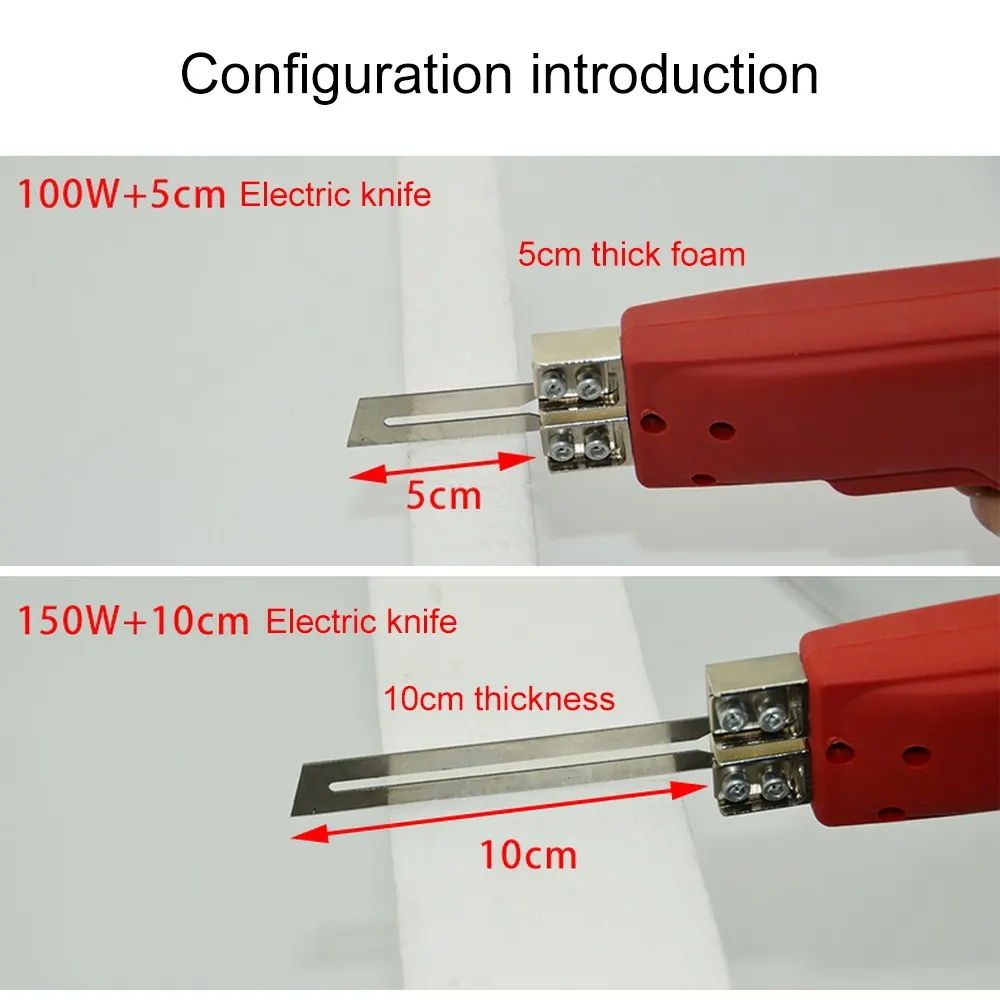 100/150/200/250 Вт электрическая режущая Ножи ручной нагрева Ножи Электрический Резак Пены резак для губчатых материалов Термальность режущего инструмента