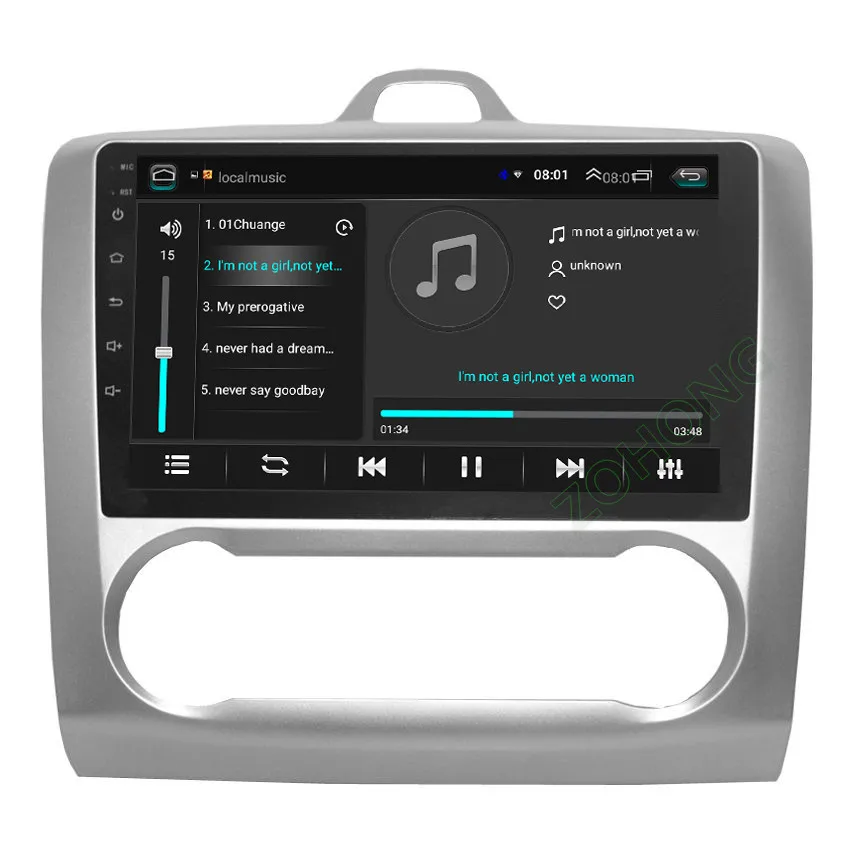 Excellent 2.5D Android 9.0 car dvd Multimedia player GPS for for Ford Focus 2 2004 2005 2006 2007 2008 2009 2010 2011 navigation Radio BT 3