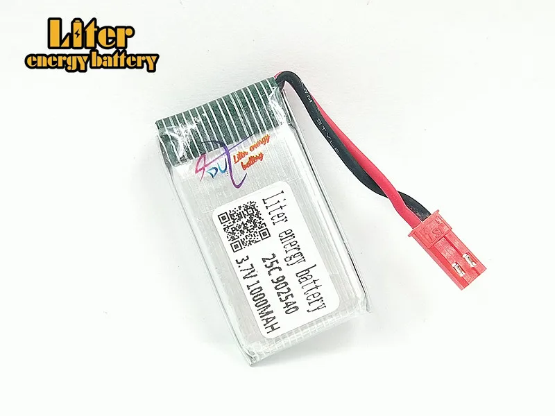 3 7 V 1000mAh MJX X300C RC Quadcopter запасные части батарея 902540 25c|Перезаряжаемые батареи| |