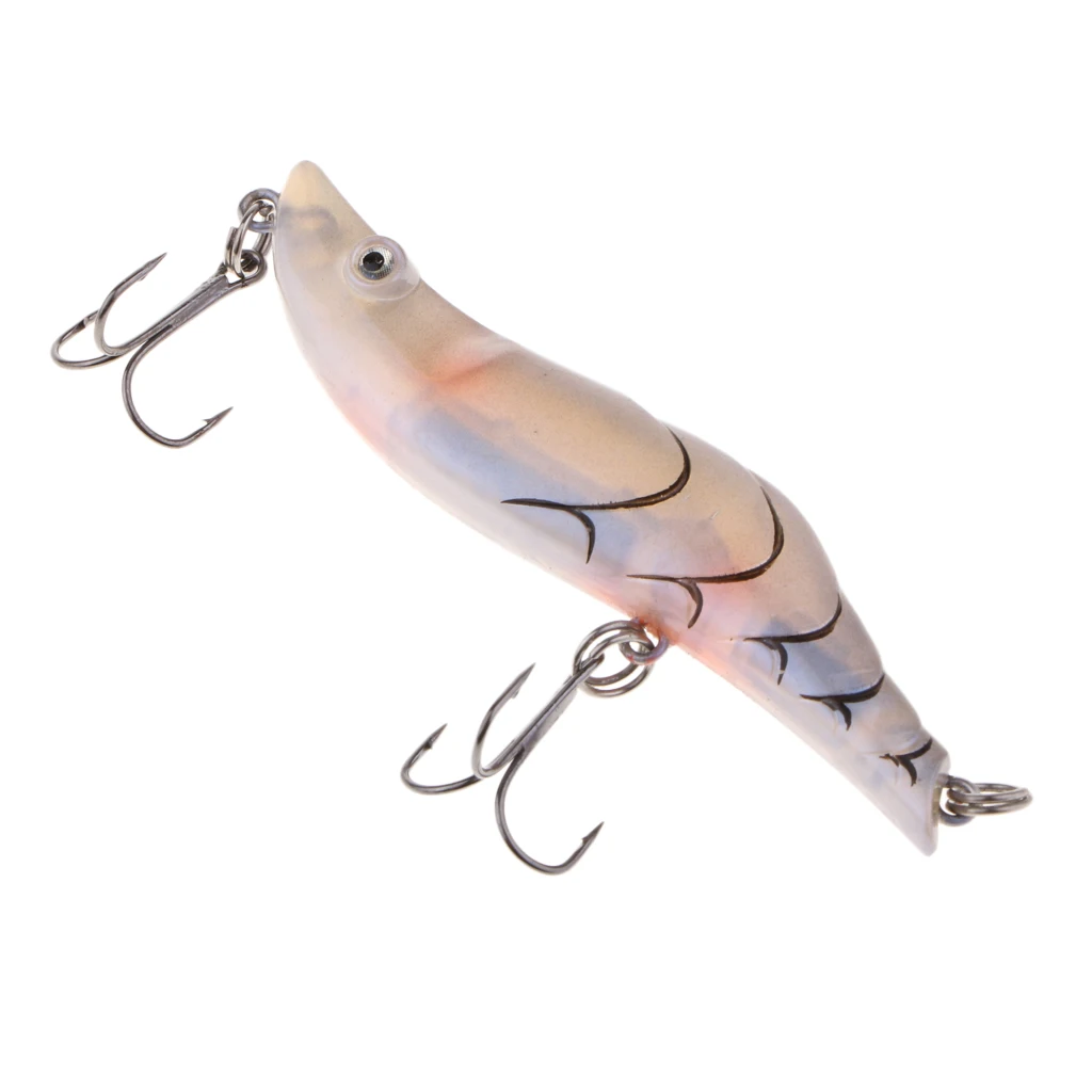 Perfeclan Fishing Lure Shrimp Lure Squid 8cm/15g Hard Jig Baits Swing Shrimp Squid Lure Squid Jigs Fishing Lures