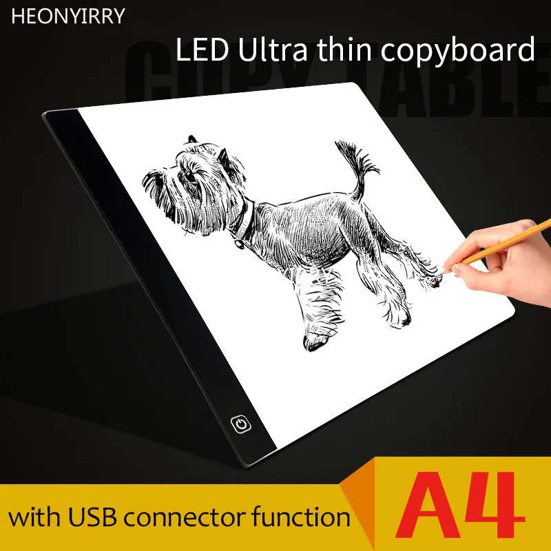 

Tracing Light Box A4 Ultra-thin USB Power LED Artcraft tracer Light Pad LightBox for Artists Drawing Sketching Animation Board