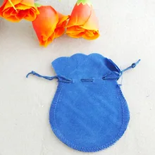 Красивые ткани синего цвета с каблуком 7 см* 9 см настоящий карманы! Оптом 200 штук