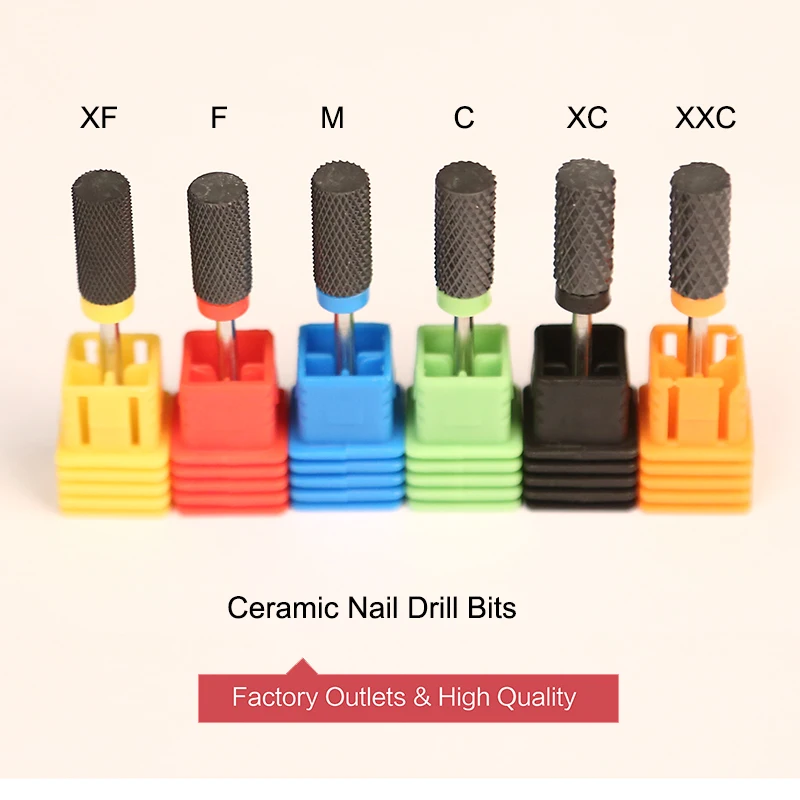 

Ceramic Nozzle Nail Art Drill Bit Mill Cutter 3/32" Rotary Burr Cutter Bits