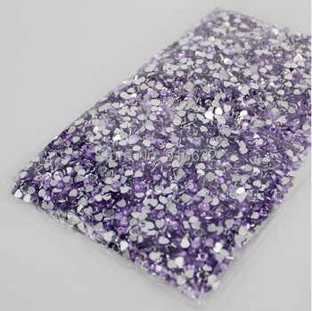 

10,000PCS Purple HEART RHINESTONES FLATBACK 3mm BEADS GEMS FOR NAIL ART CRAFT SCRAPBOOKING